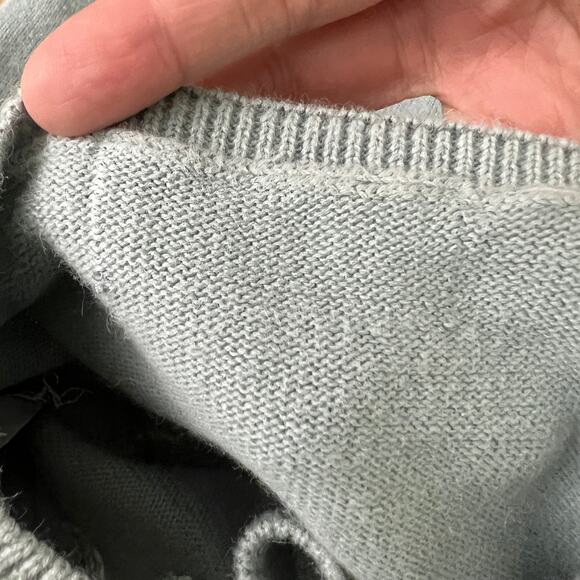 American VINTAGE SMALL 80's Butterfly Embroidered Knit Sweater Short Sleeve - Picture 9 of 9